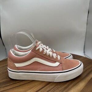 Vans‎ Old Skool Low Top Lace Up Shoes Suede Canvas Skater Casual Women's 5